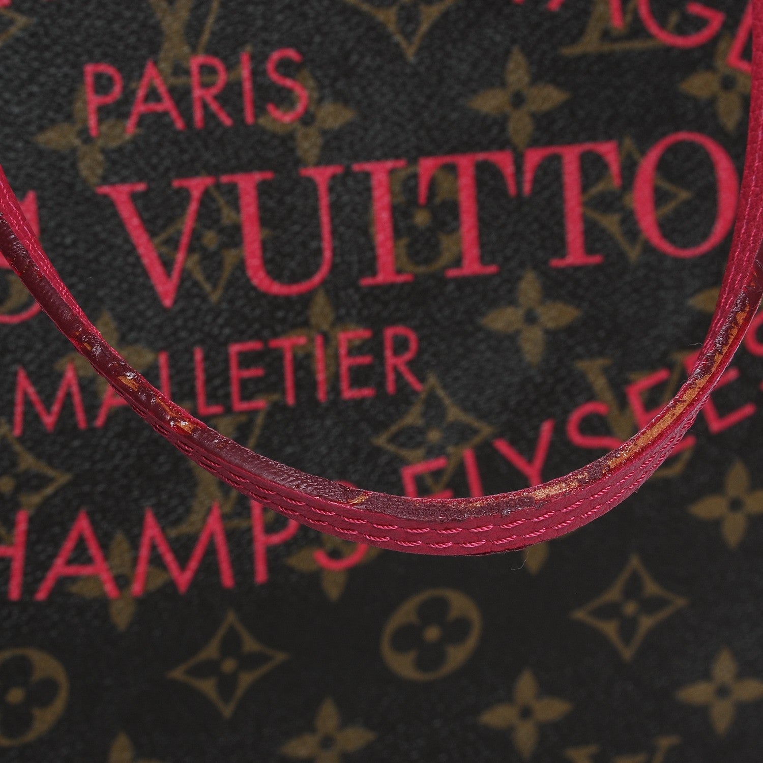 Louis Vuitton Monogram Articles de Voyage Ikat Neverfull GM Rose Indien 7 of 8