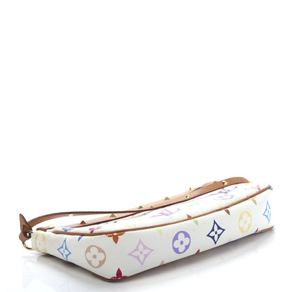 Louis Vuitton Monogram Multicolor Pochette Accessories White 6 of 19