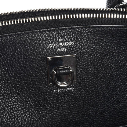 Louis Vuitton Taurillon City Steamer MM Black Beige 9 of 10