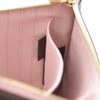 Louis Vuitton Damier Ebene Neverfull MM GM Pochette Rose Ballerine 8 of 14
