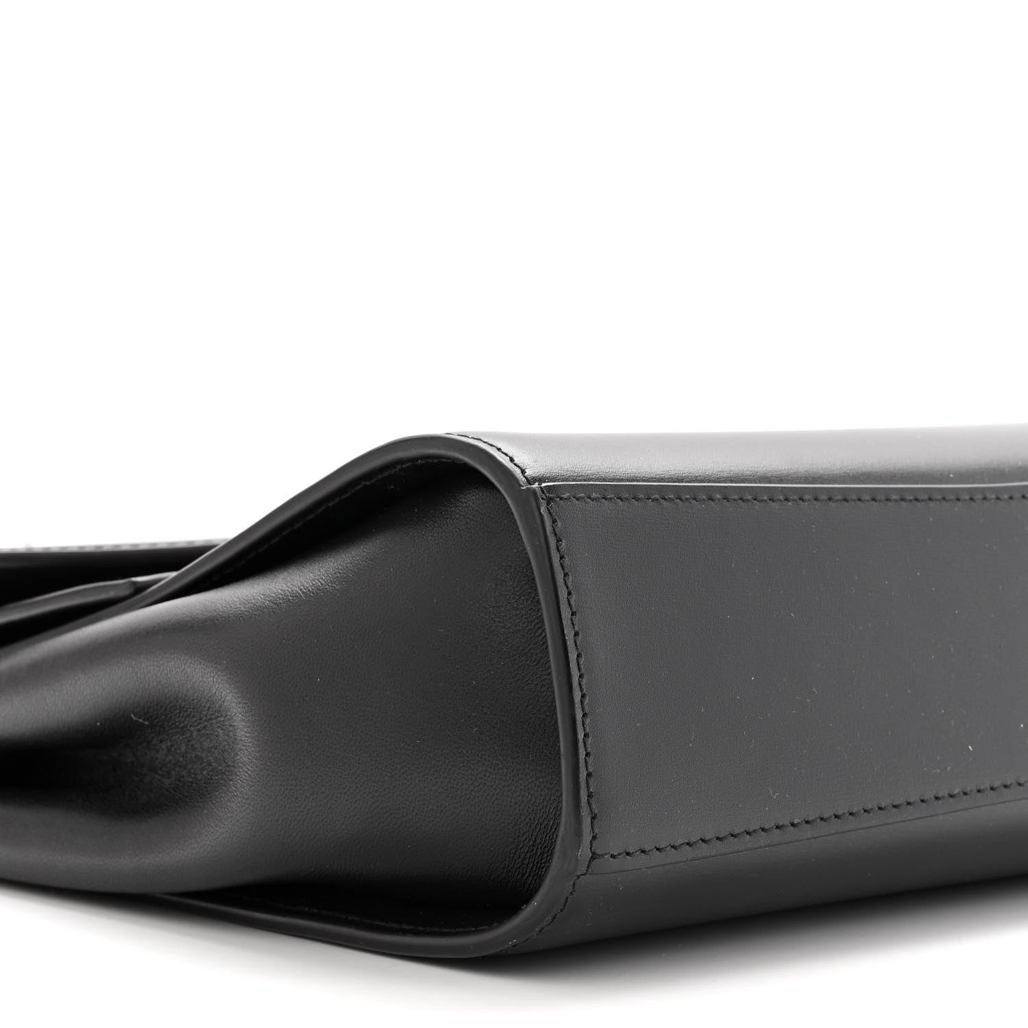 Bottega Veneta Box Calfskin Nappa Clip Bag Black 9 of 10