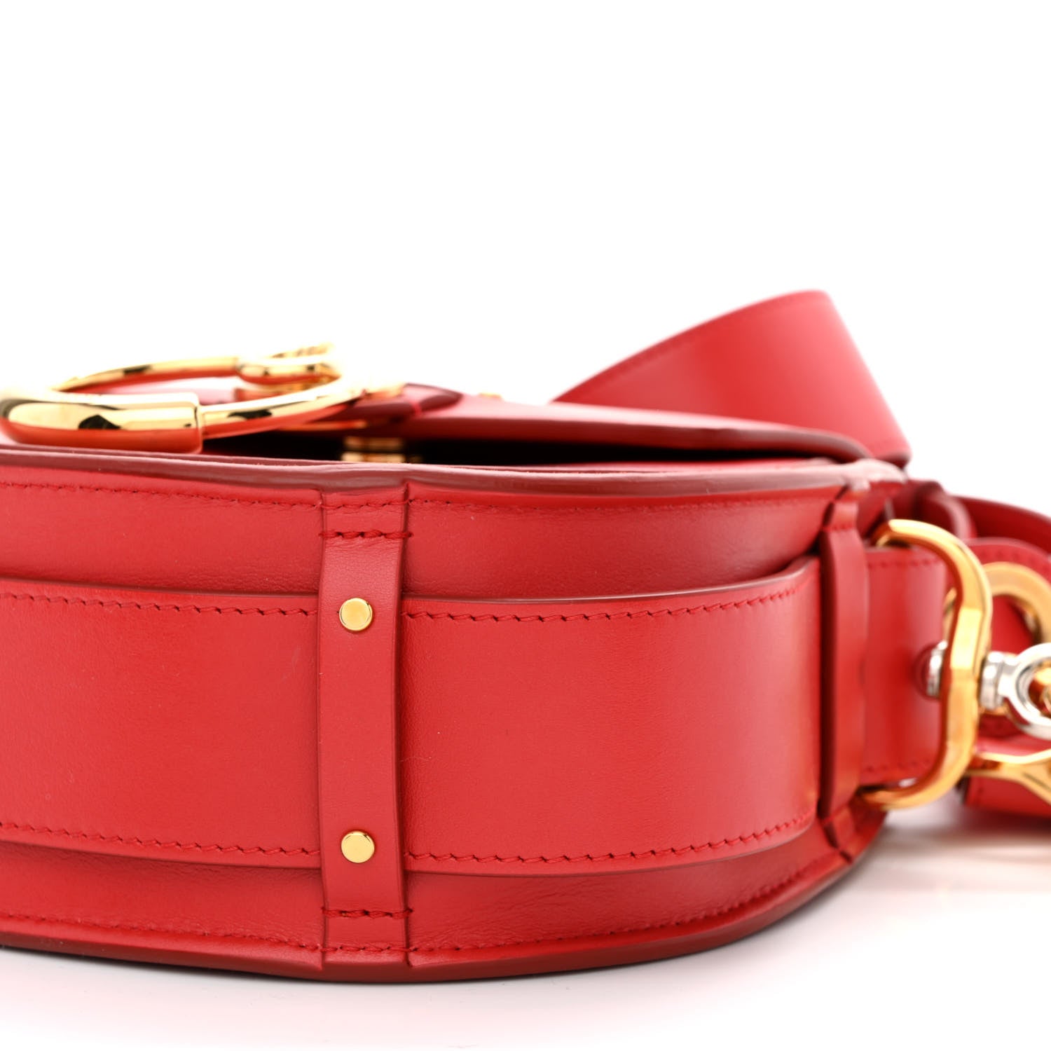 Chloe Calfskin Small Tess Bag Sepia Red 10 of 11