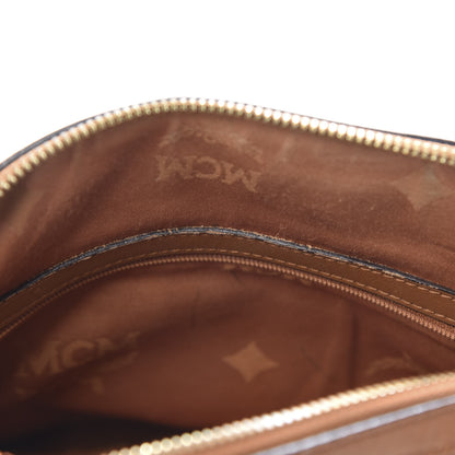 MCM Visetos Boston Bag Cognac 13 of 19