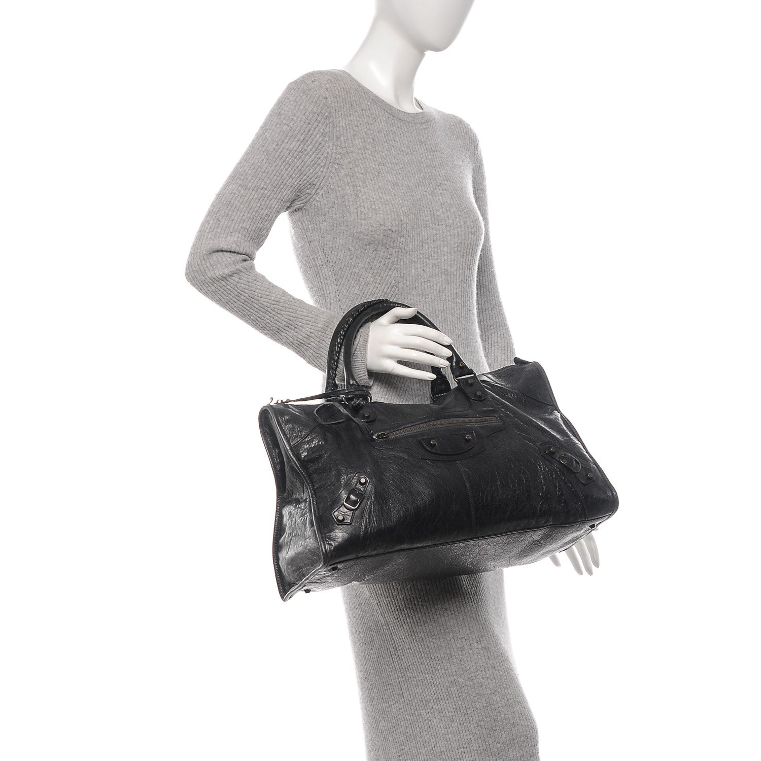 Balenciaga Chevre Classic Hardware Work Plomb 2 of 8