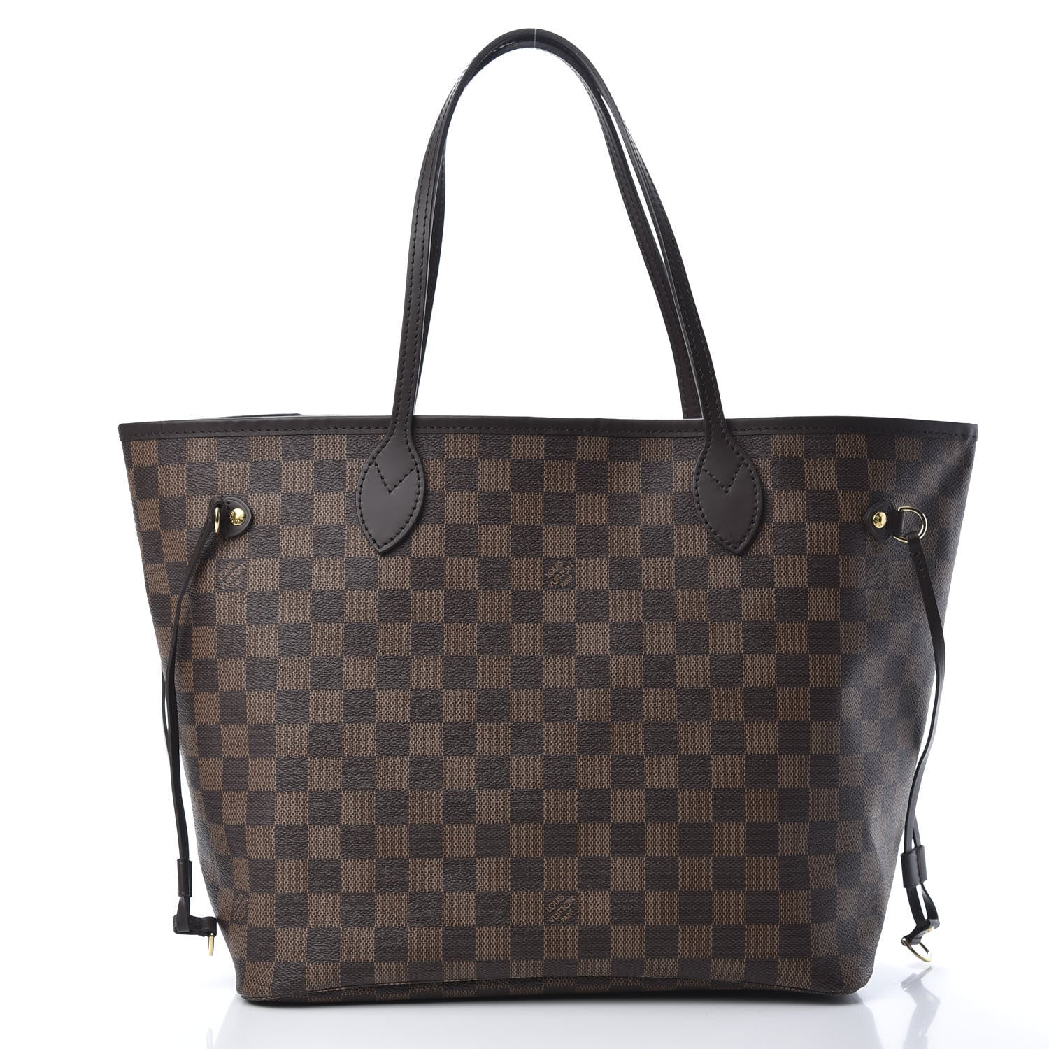 Louis Vuitton Damier Ebene Neo Neverfull MM Rose Ballerine 3 of 11