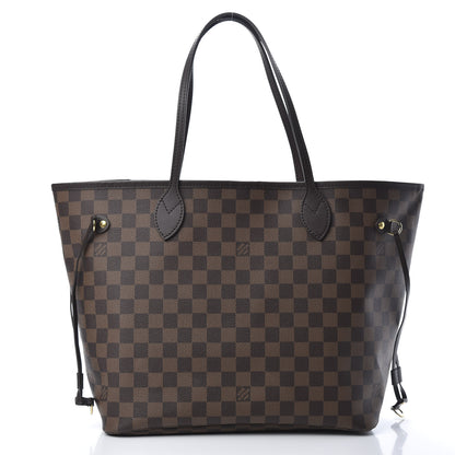 Louis Vuitton Damier Ebene Neo Neverfull MM Rose Ballerine 3 of 11