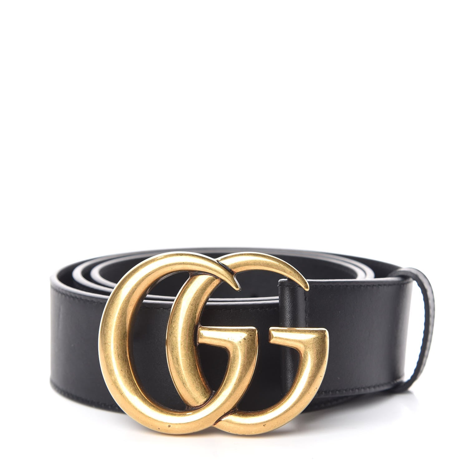 Gucci Calfskin Double G 40mm Belt 90 36 Black 1 of 5