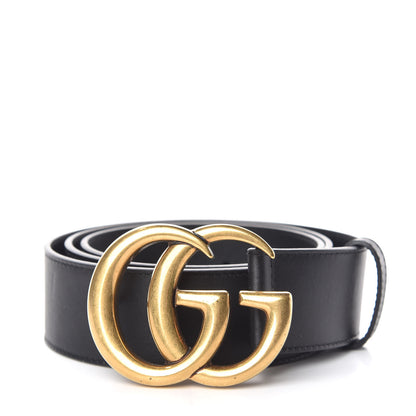 Gucci Calfskin Double G 40mm Belt 90 36 Black 1 of 5