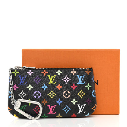 Louis Vuitton LV X TM Monogram Multicolor Key Pouch Black 7 of 7