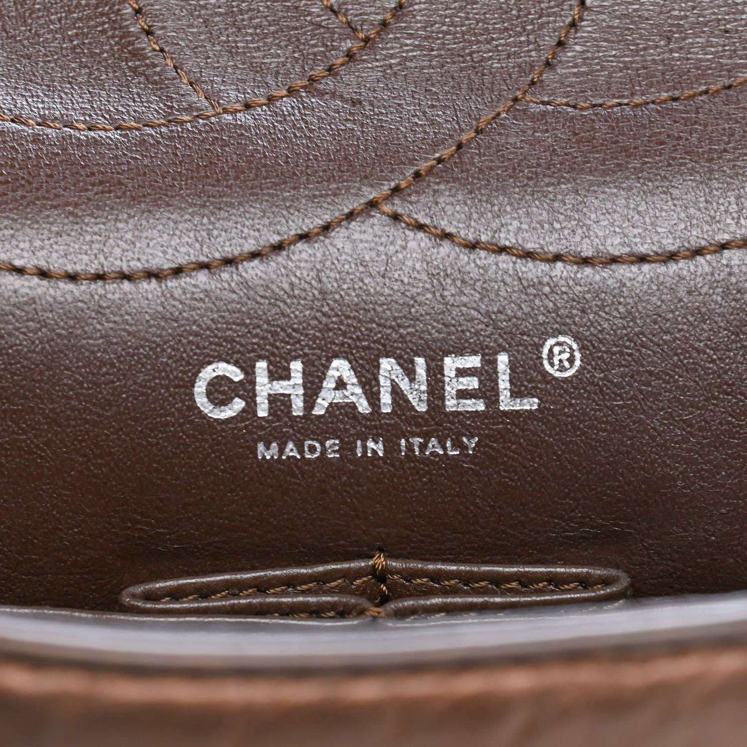 Chanel Metallic Aged Calfskin Quilted 2.55 Reissue 227 Flap Bronze 6 of 9