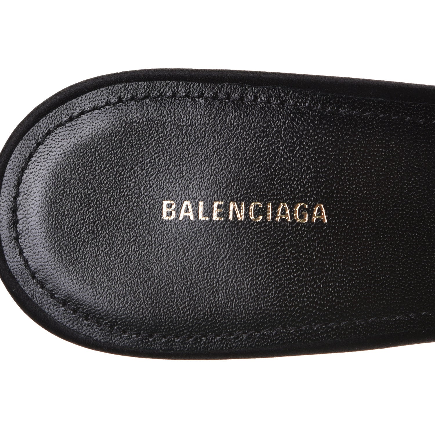 Balenciaga Satin Pointed Toe BB 80mm Mules 40 Black 6 of 9