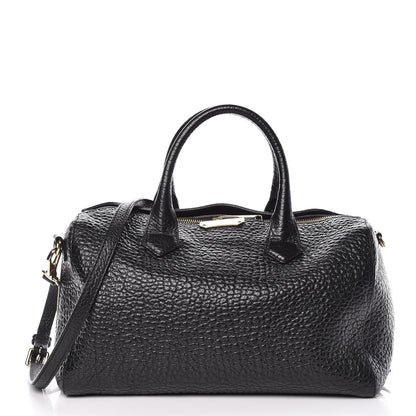 Burberry Heritage Grain Medium Alchester Bowling Bag Black 1 of 9