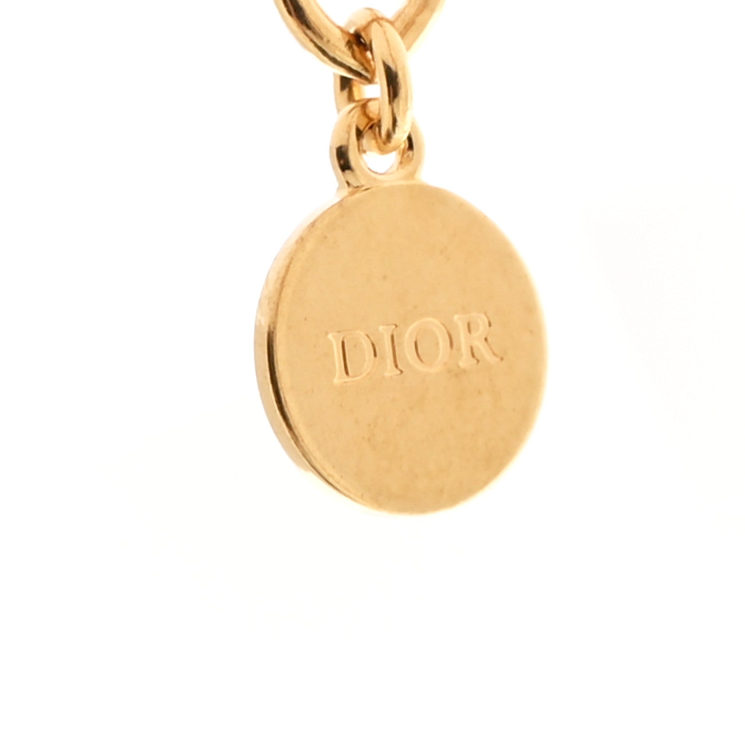 Christian Dior Metal 30 Montaigne Necklace Gold 6 of 7