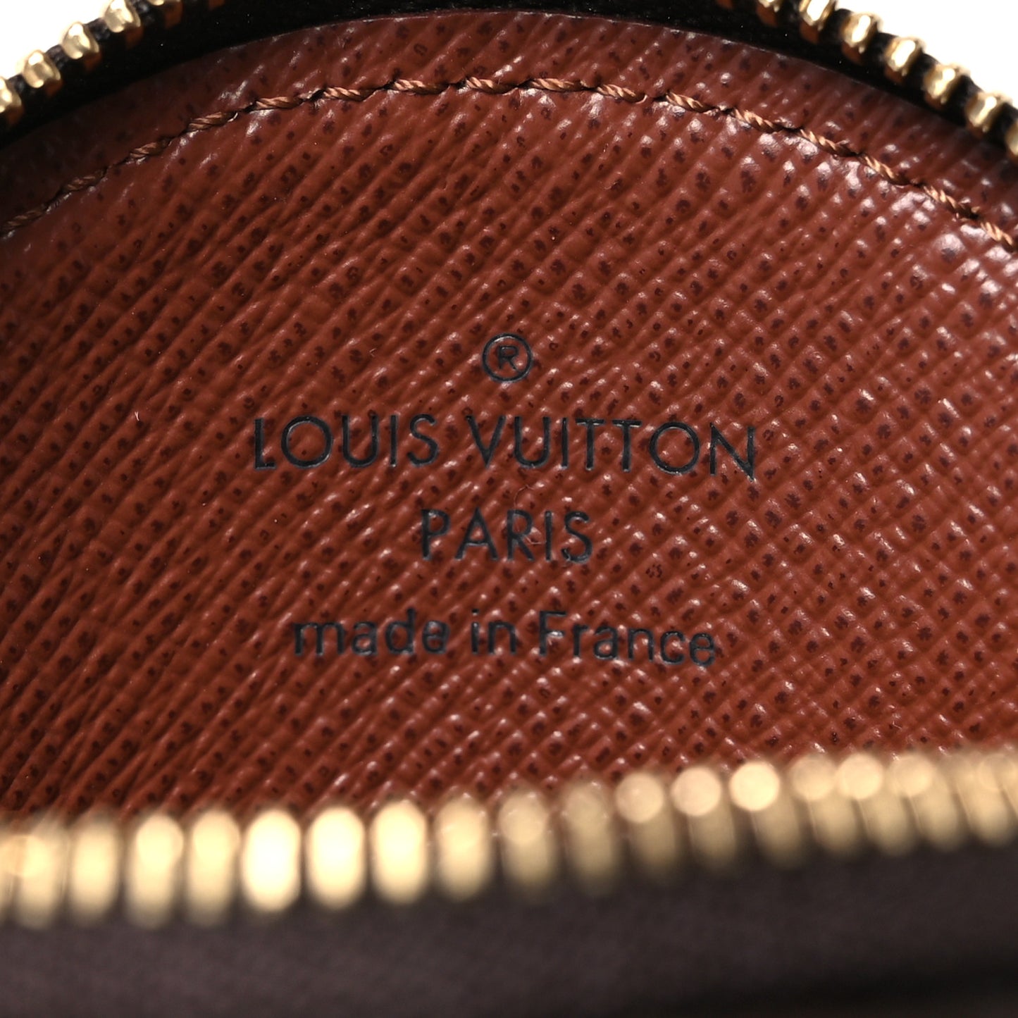 Monogram Round Coin Purse