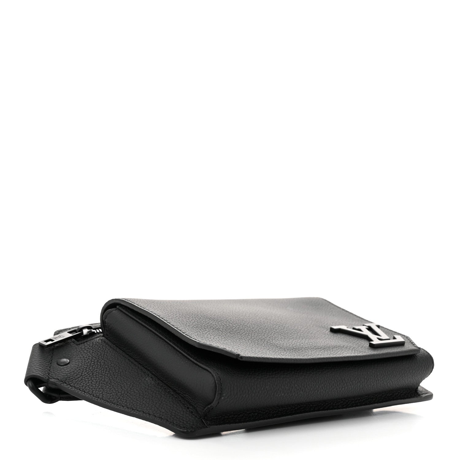 Louis Vuitton Grained Calfskin Aerogram Takeoff Sling Black 4 of 10