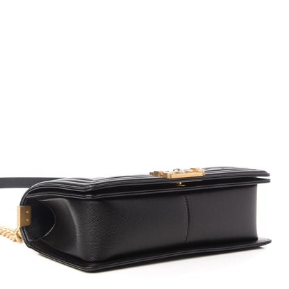 Chanel Caviar Quilted Medium Boy Flap Black 4 of 11