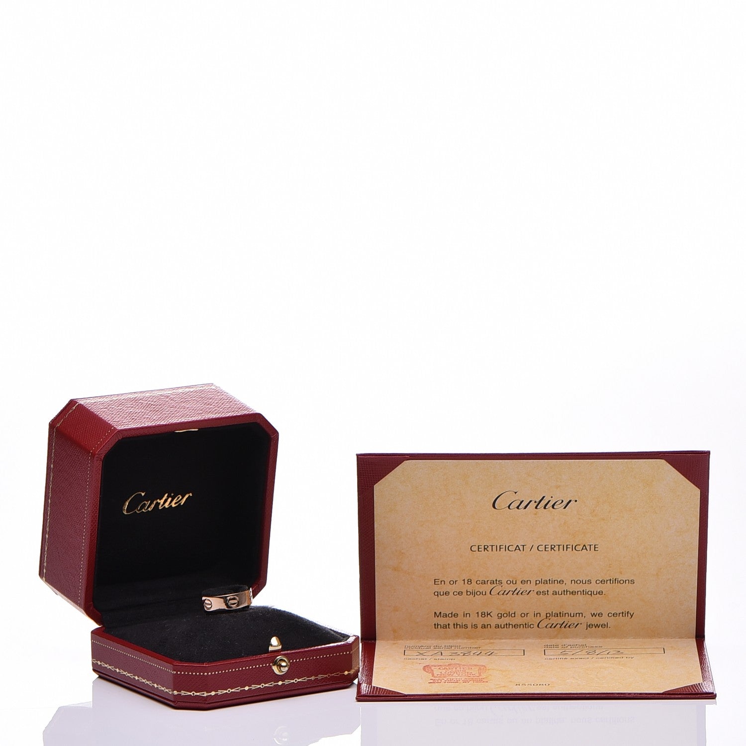 Cartier 18K Pink Gold 5.5mm LOVE Ring 50 5.25 5 of 6