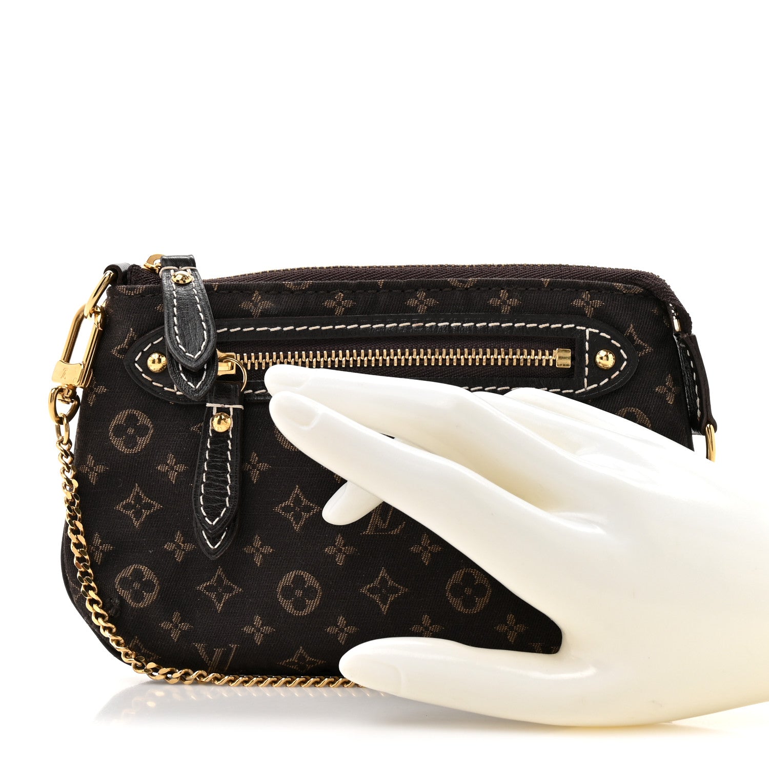 Louis Vuitton Monogram Idylle Mini Pochette Accessories Fusain 2 of 9
