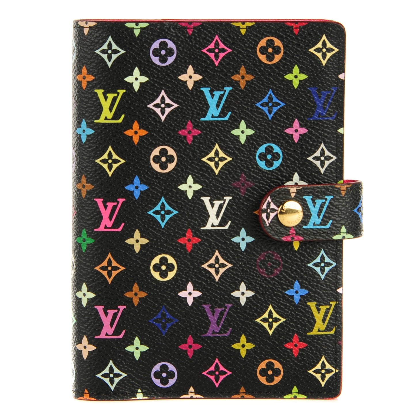 Monogram Multicolor Small Ring Agenda Cover Black Grenade