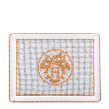 Hermes Porcelain Mosaique au 24 Sushi Plate 1 of 6