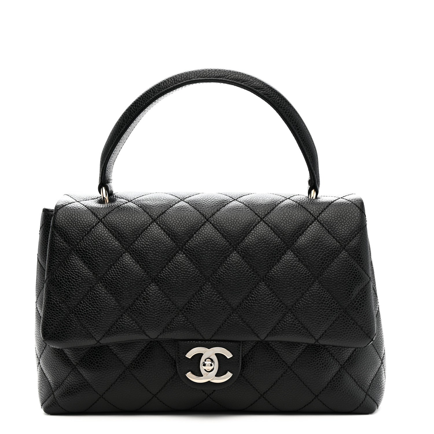 Chanel Caviar Quilted Medium Kelly Flap Bag Black 1 of 11