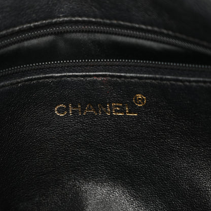 Chanel Lambskin Quilted CC Tassel Camera Case Black 6 of 13