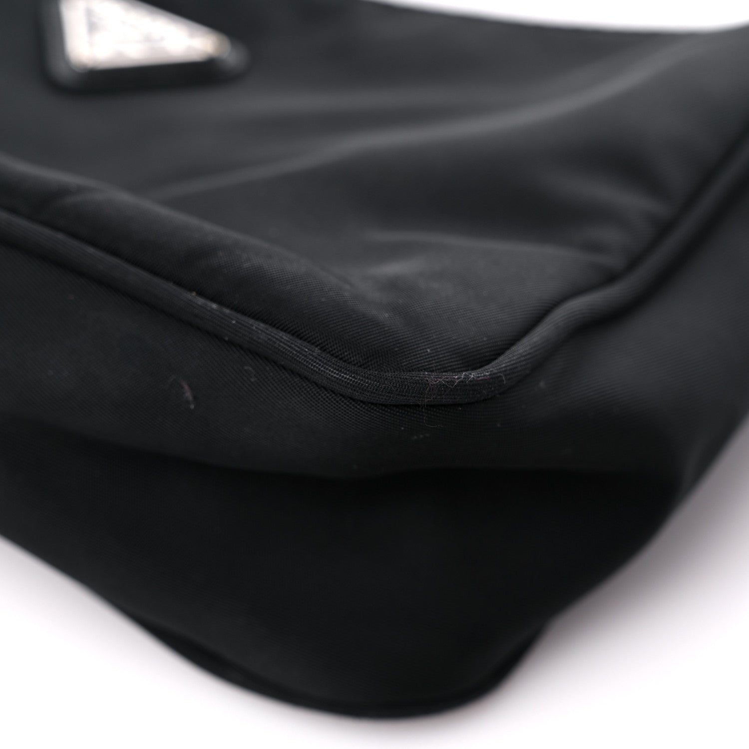 Prada Tessuto Nylon Mini Re-Edition 2000 Bag Black 8 of 13