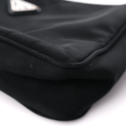 Prada Tessuto Nylon Mini Re-Edition 2000 Bag Black 8 of 13