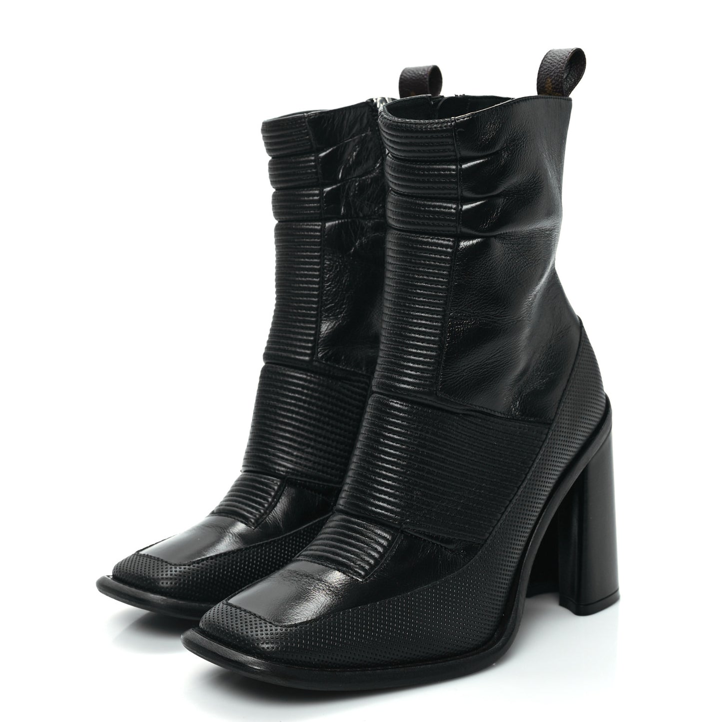 Calfskin Berlin Ankle Boots 38.5 Black
