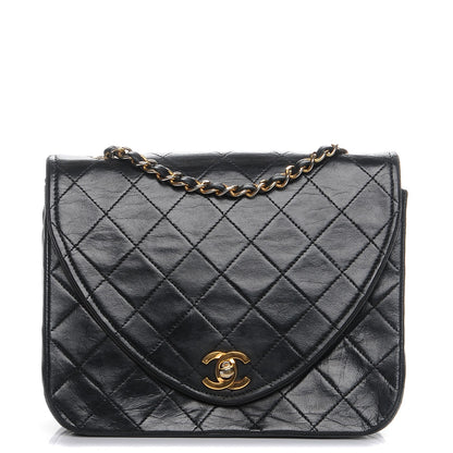 Chanel Lambskin Quilted Small Single Flap Black 1 of 9