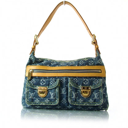 Louis Vuitton Monogram Denim Baggy PM Blue 1 of 11