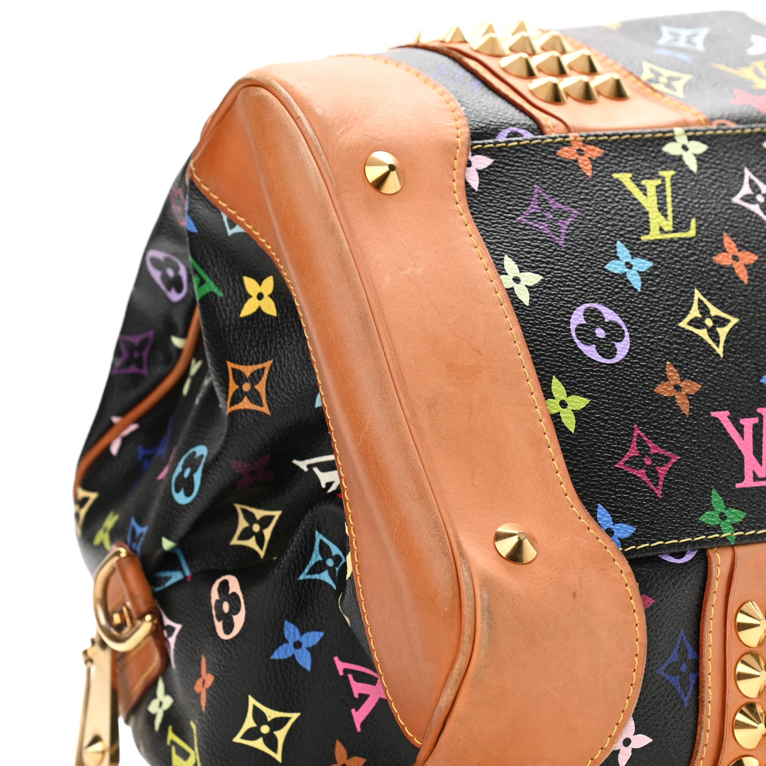 Louis Vuitton Monogram Multicolor Courtney GM Black 8 of 12