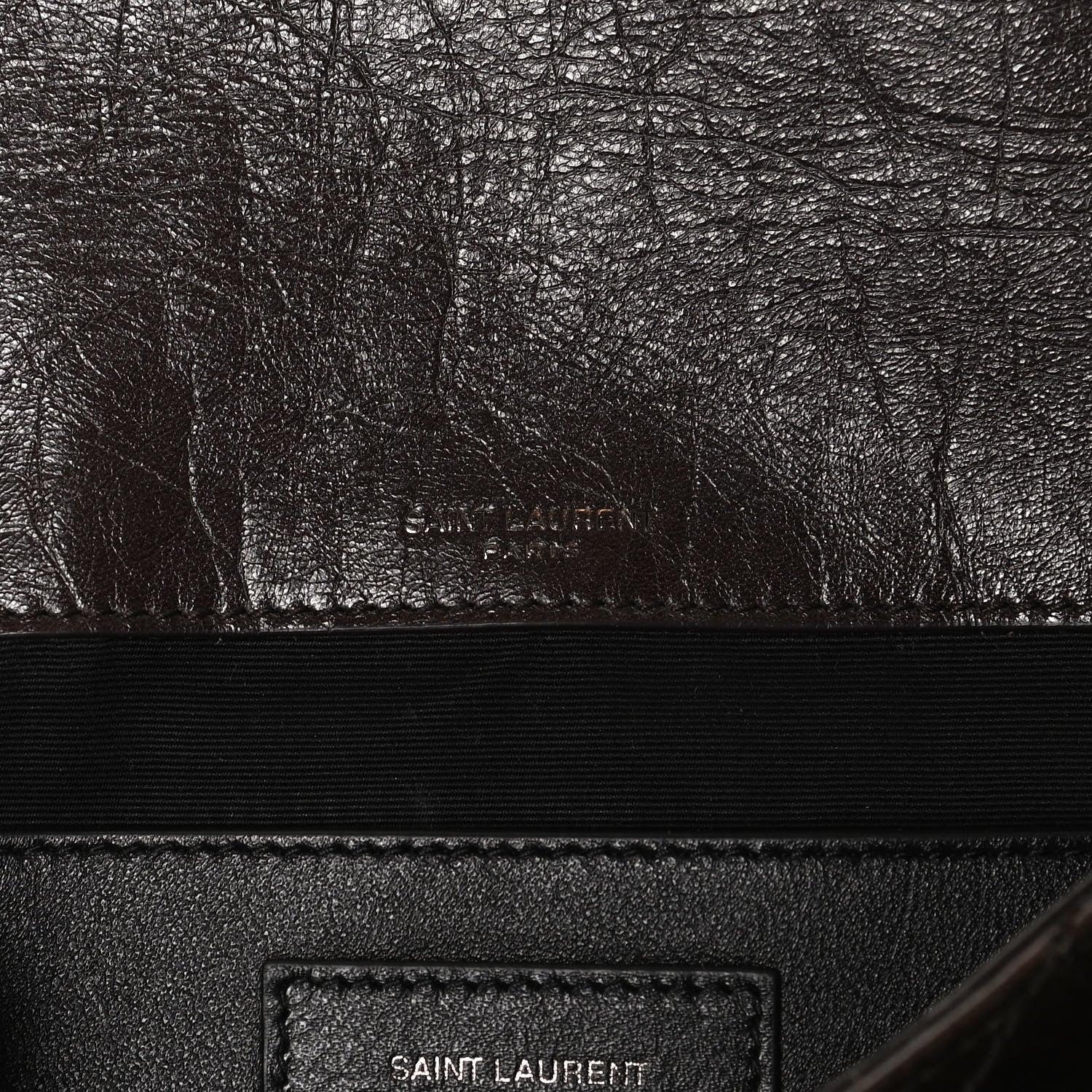Saint Laurent Crinkled Calfskin Matelasse Monogram Baby Niki Chain Satchel Tulip 7 of 11