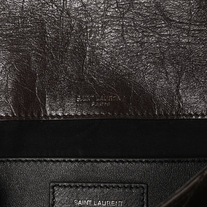 Saint Laurent Crinkled Calfskin Matelasse Monogram Baby Niki Chain Satchel Tulip 7 of 11