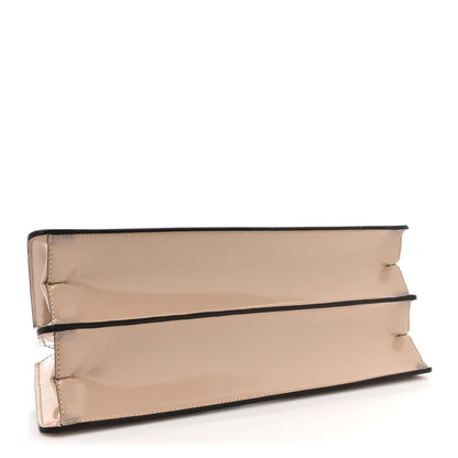 Fendi Patent Peekaboo Cut Beige Amid 4 of 12