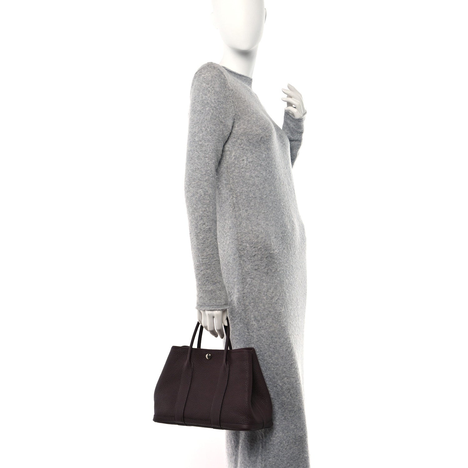 Hermes Negonda Garden Party Tote 30 TPM Bordeaux 2 of 10