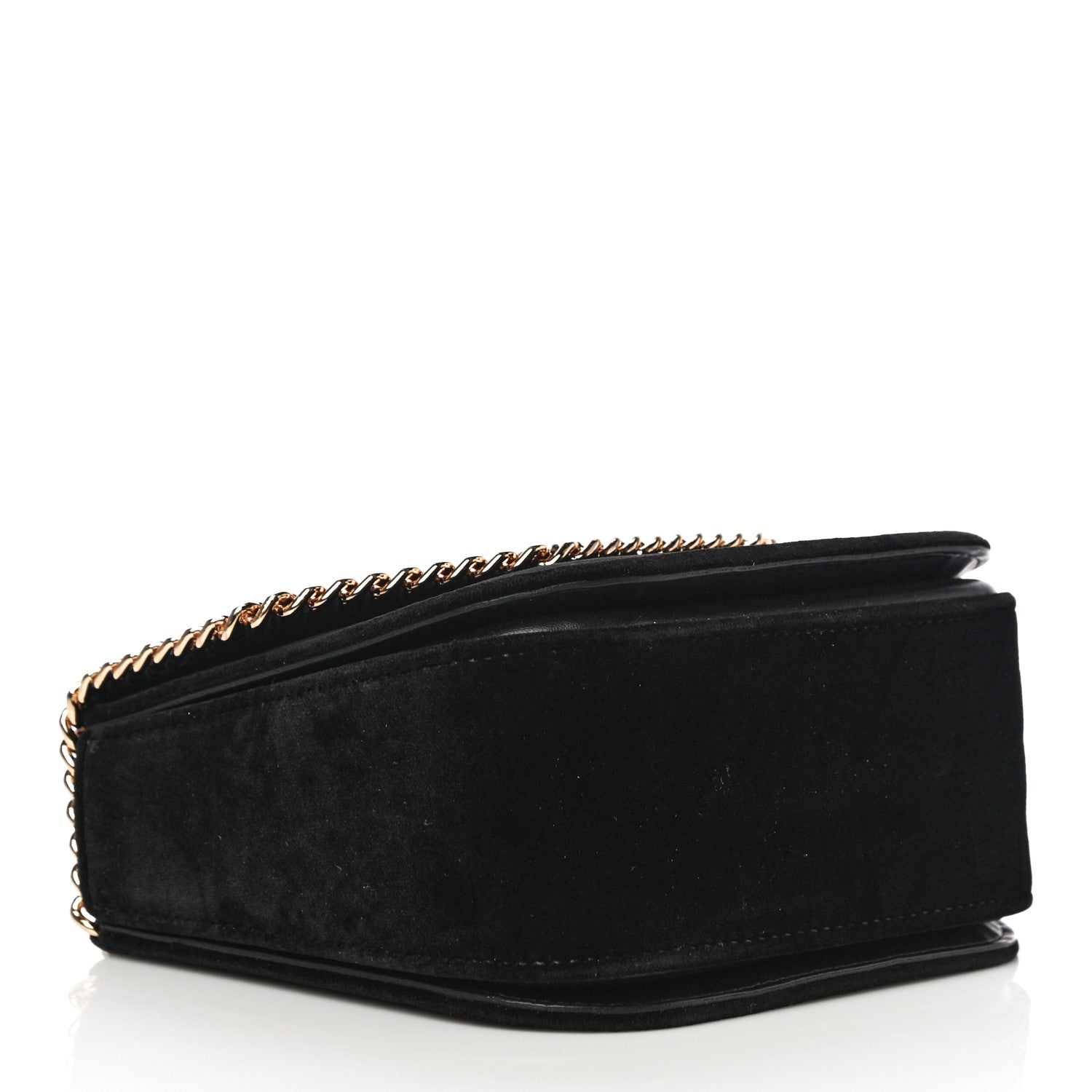 Stella McCartney Velvet Effect Medium Falabella Box Shoulder Bag Black 4 of 12