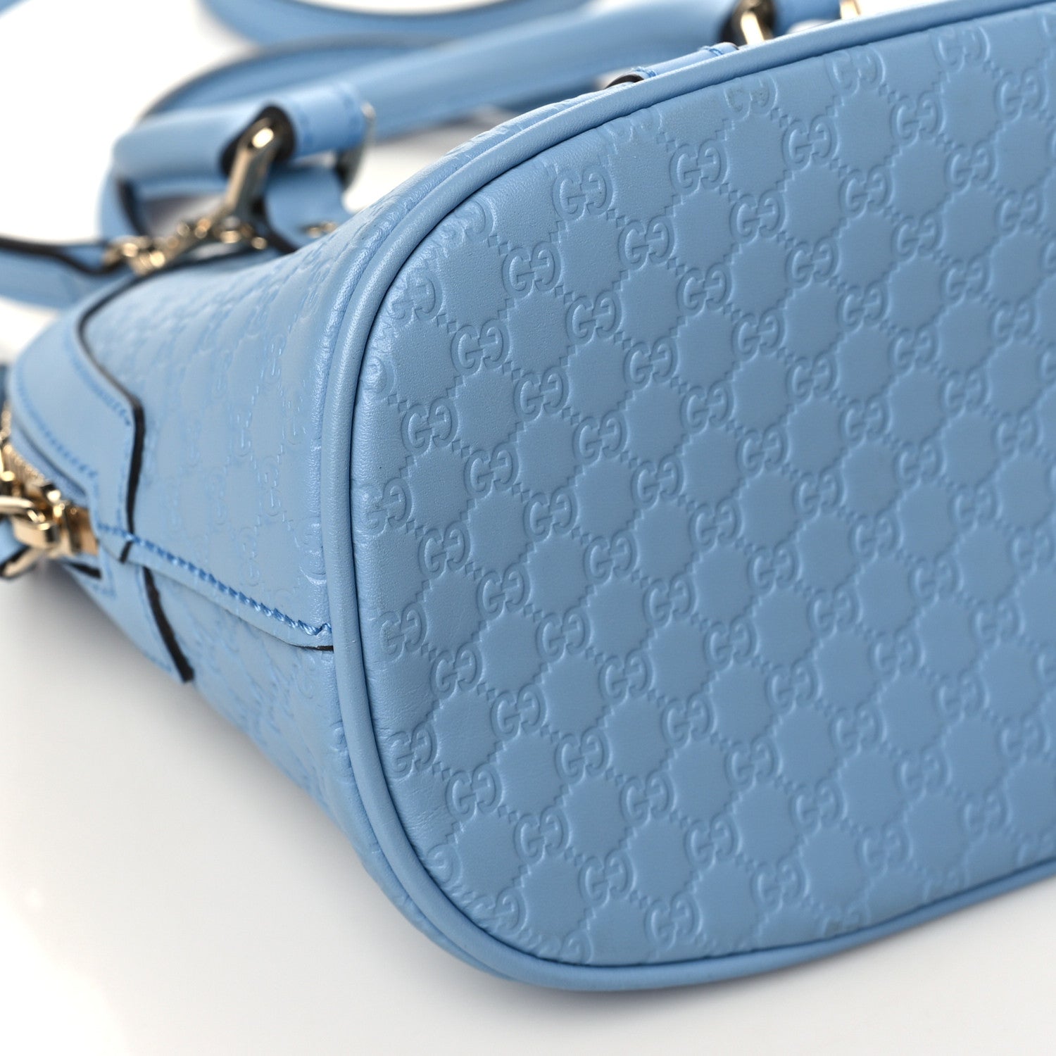 Gucci Microguccissima Mini Dome Bag Mineral Blue 8 of 9