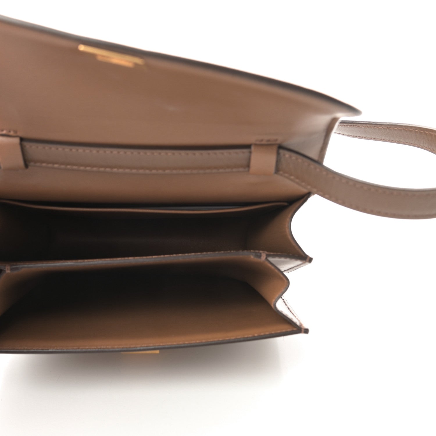 Celine Box Calfskin Teen Classic Box Flap Bag Camel 5 of 13