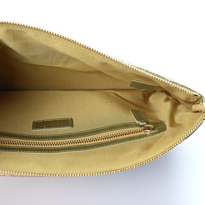 Chanel Metallic Goatskin Quilted Medium 2.55 Reissue Cosmetic Case Multicolor 4 of 9