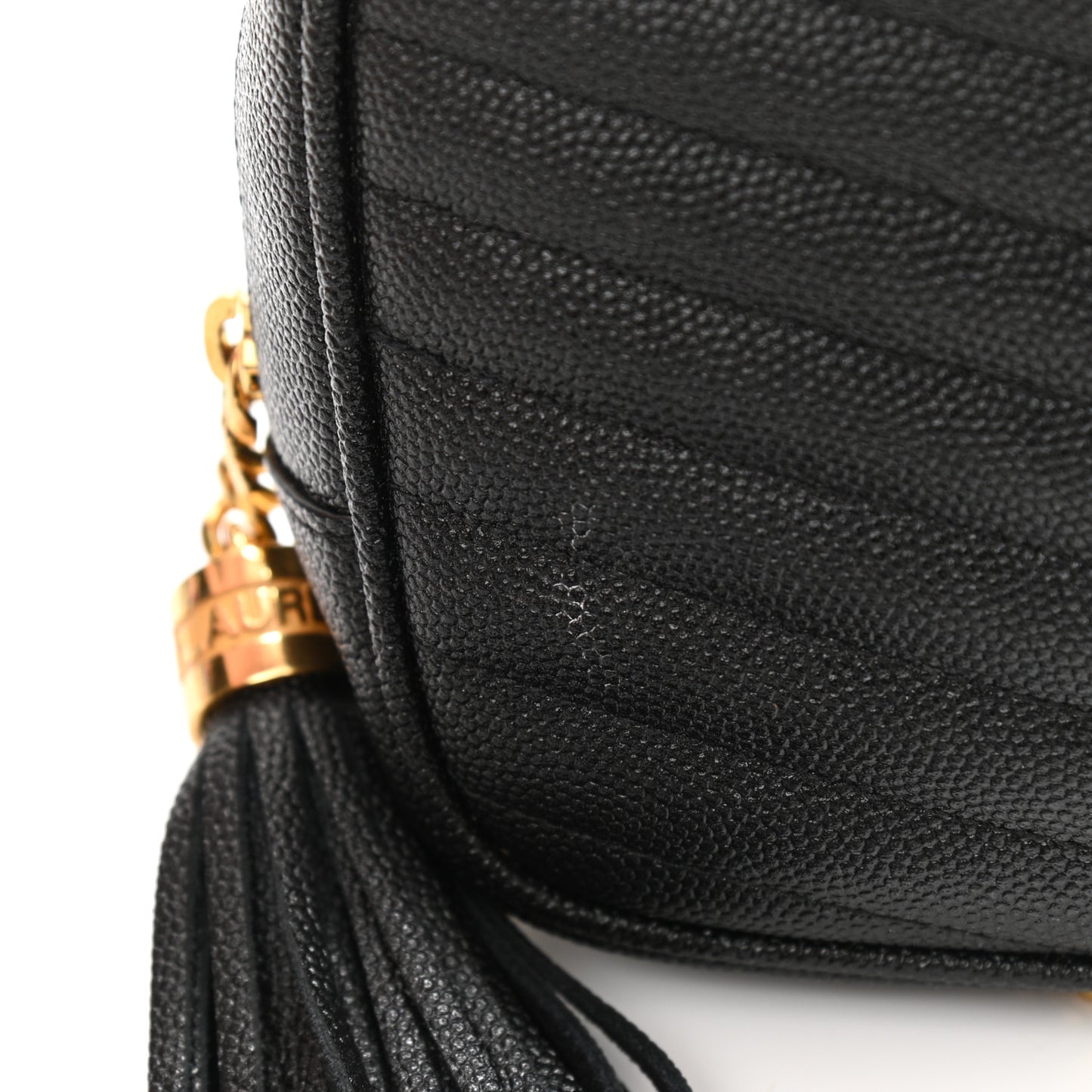 Grain De Poudre Matelasse Monogram Mini Lou Camera Bag Black
