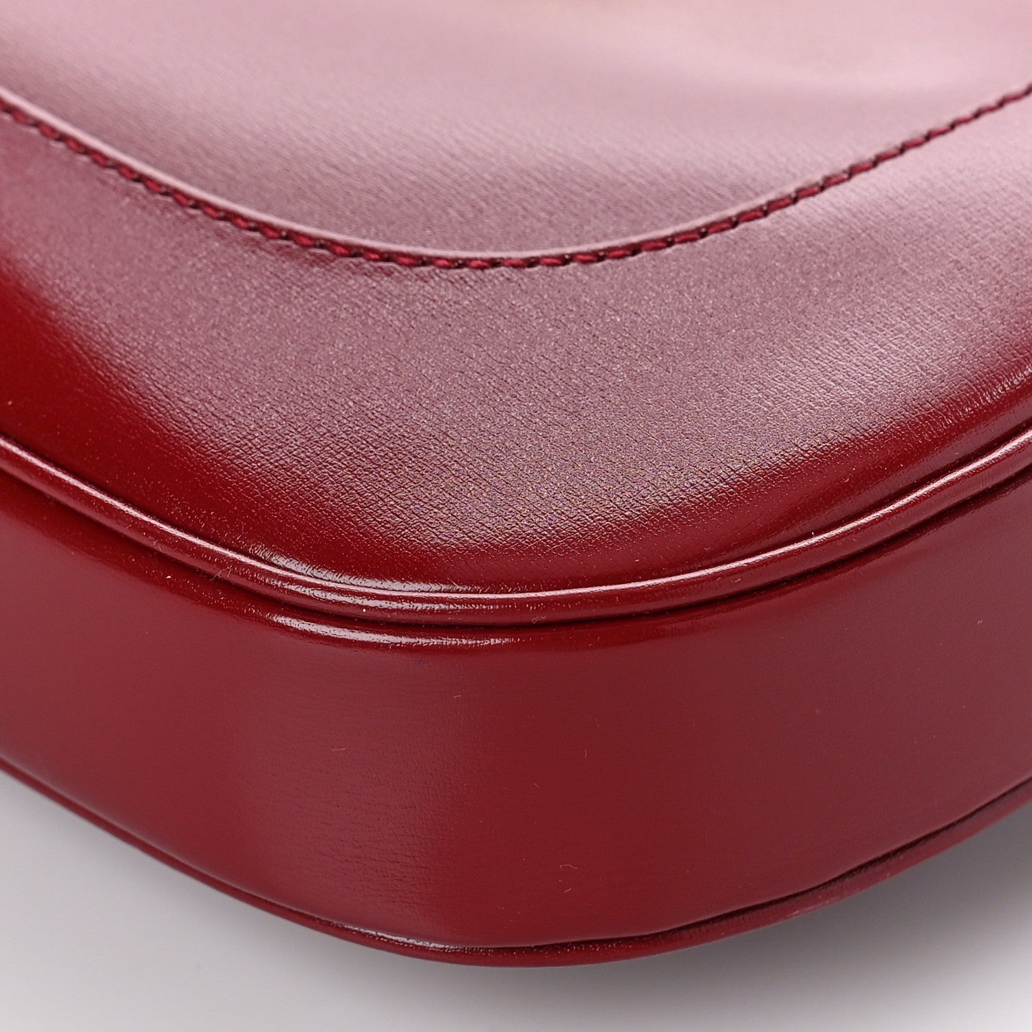 Gucci Boarded Dyana Lux Calfskin Small Jackie 1961 Hobo New Cherry Red 8 of 16