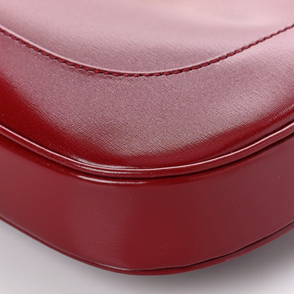 Gucci Boarded Dyana Lux Calfskin Small Jackie 1961 Hobo New Cherry Red 8 of 16