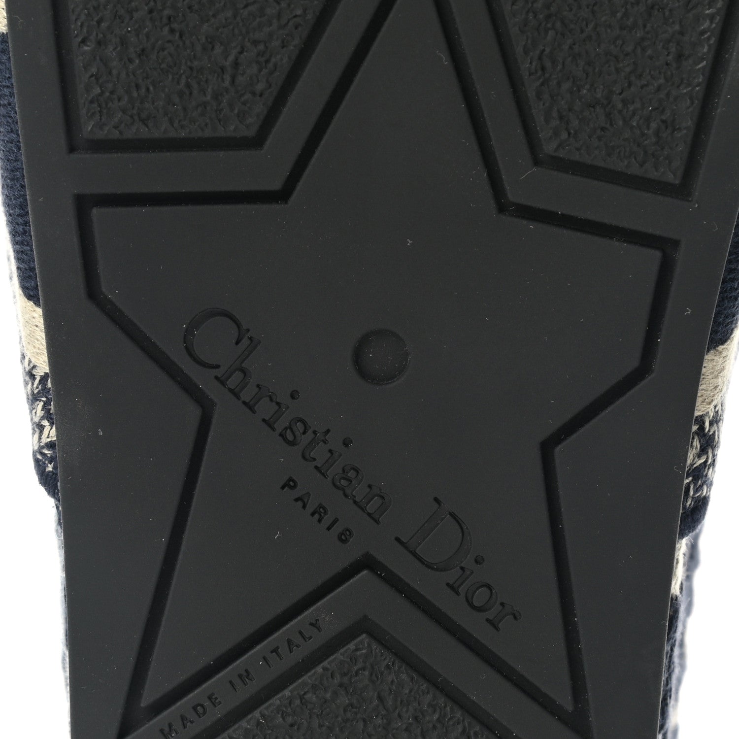 Christian Dior Oblique D-Way Platform Slide Sandals 38 Deep Blue 6 of 9