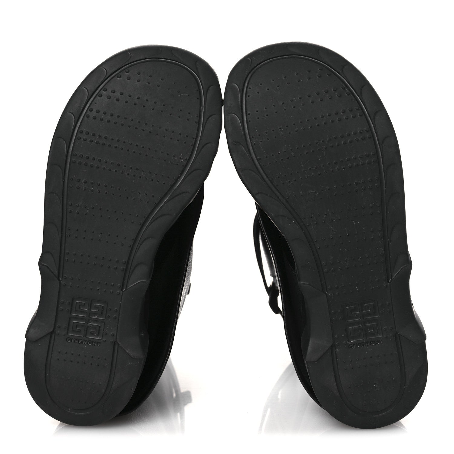 Givenchy Grained Calfskin Shark Lock Biker Ankle Boots 38 Black