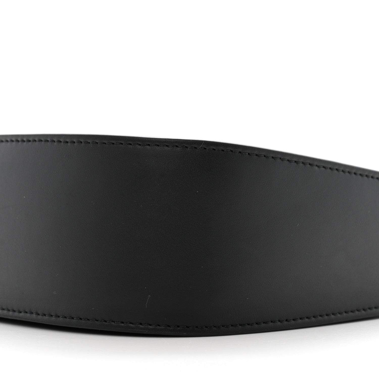 The Row Smooth Calfskin Half Moon Shoulder Bag Black 9 of 12