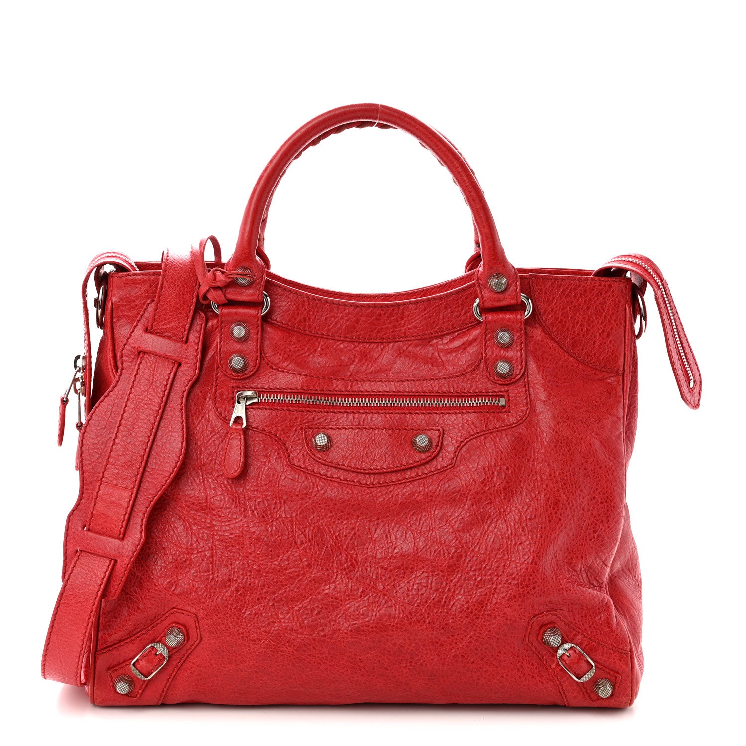 Balenciaga Agneau Giant 12 Silver Hardware Velo Coquelicot 1 of 11