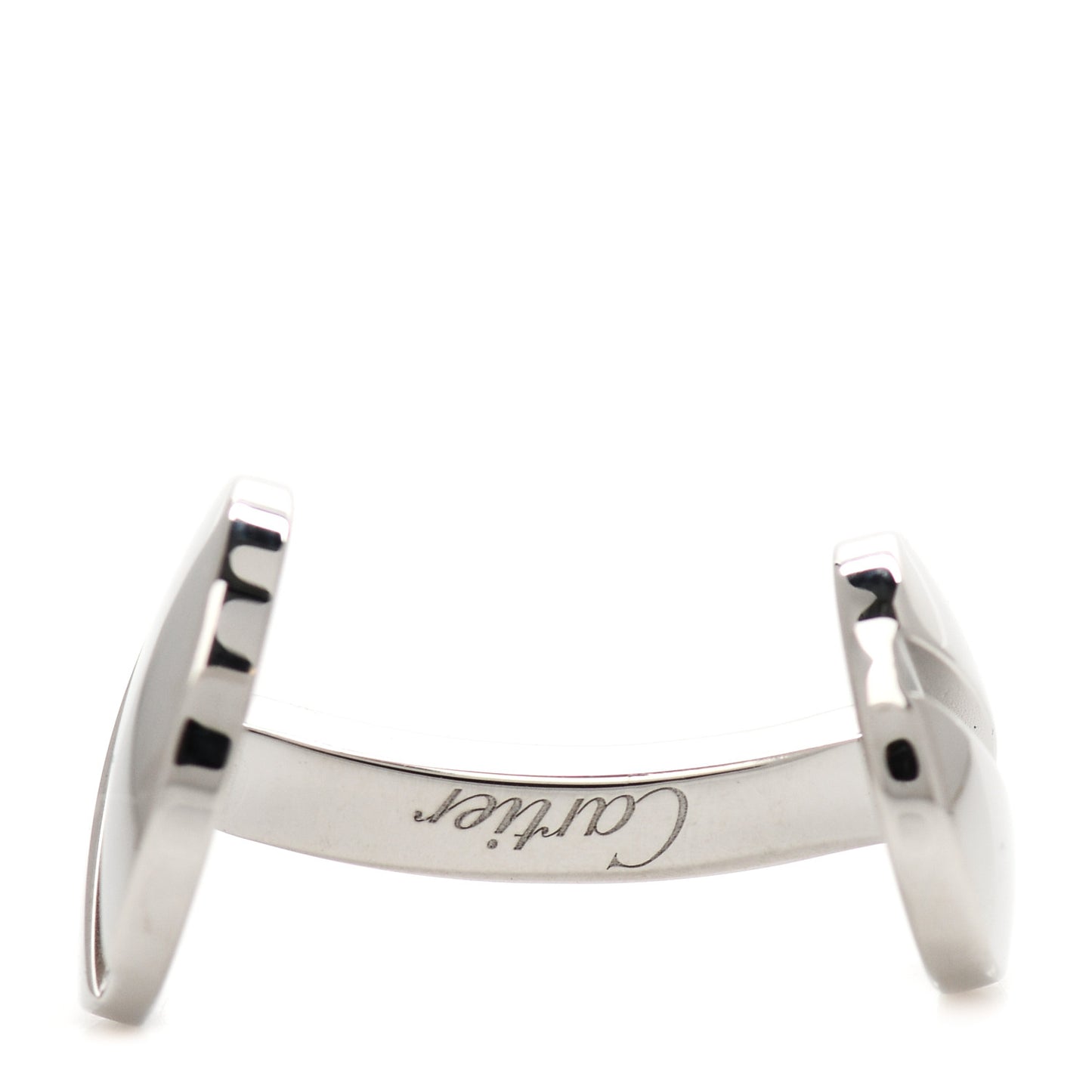 Sterling Silver Palladium Finish Santos Cartier Cufflinks