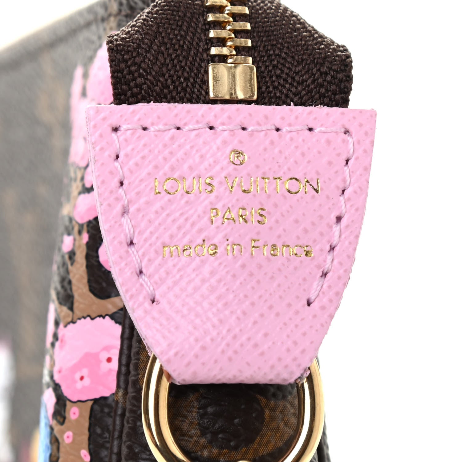 Louis Vuitton Monogram 2021 Christmas Animation Japanese Garden Mini Pochette Accessories Wisteria Pink 6 of 7