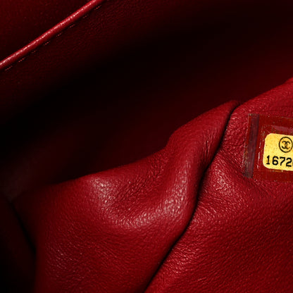 Chanel Caviar Quilted Jumbo Double Flap Red 8 of 11